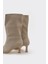 Lita Bej Hakiki Deri Süet Bayan Çizme 4