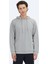Gri Kapüşonlu Sweatshırt 1