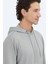 Gri Kapüşonlu Sweatshırt 3