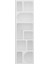 Bohem Kitaplık 170 cm Mebran - Beyaz 6