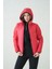 İçi Astarlı Su ve Rüzgar Geçirmez Cepli Kapüşonlu Kadın Mont 4
