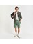 Erkek Yeşil Relaxed Fit Şort 4
