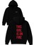 Thıs Girl Tasarım Baskılı Oversize Siyah Kapüşonlu Sweatshirt 1