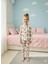 Yeni Sezon Kız Erkek Çocuk Fitilli Pamuk Pijama Takımı 1