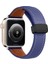 Apple Watch 42MM KR414 Daks Deri Kordon - Lacivert 1