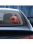 Kırmızı Beyaz Kartal Sticker, Eagle,araba Oto Motosiklet Karavan Sticker 00945 5