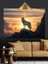 Kurt ve Gün Işığı Dekoratif Kanvas - Mdf Ahşap Tablo 1