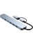 Gn-33 Multiport Type C ve USB Girişli 7 In 1 Adaptör Hub Çoğaltıcı Tamamı Alüminyum Kasa 3