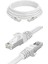 Ethernet Kablosu Cat6 10 Metre Yüksek Hız 1000MBPS 250MHZ Korumalı Beyaz Lan Uzun Network Kablosu 1