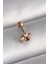 Bfs 316L Çelik Gold Renk Zirkon Taşlı Çiçek Tragus Piercing 1
