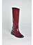 V312361060 Bordo Rustik Klasik Kadın Çizme 5