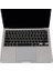MacBook Air 13.3 Inç Klavye Koruyucu M1 A2337 A2179 ile Uyumlu – Ultra Ince Silikon Kılıf, Us Abd Ingilizce Q, Touch Id Siyah 3