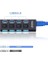 Wlue USB 3.0 Çoklayıcı Hub, 4 Port, Anahtarlı ve LED Işıklı, 50 cm Kablo 2