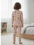 Yeni Sezon Kız Erkek Çocuk Fitilli Pamuk Pijama Takımı 3