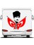 Atatürk - Çift Bayraklı Atatürk - Mustafa Kemal Atatürk Sticker - Araba Oto Motosiklet Sticker 00139 3