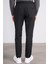 14 Siyah Erkek Duble Fast Jogger Poliviskon Pantolon 7