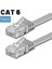 Cat6 Yassı RJ45 Ethernet (Network, Internet) Kablosu (5 Metre, Gri) 2