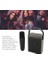 Kablosuz Hoparlör, Karaoke -Machine Set Chargable Rgb Light 1800MAH Açık Havada (Black) 4