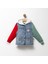 BeU Kids OV-7227 Erkek Çocuk %98 Pamuklu Rainbow Denim Hoodie Ceket 1