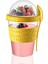 Go Kapaklı Kaşıklı Yoğurt ve Diyet Kabı 600 ml (Sarı) 1