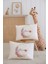 %100 Pamuk Isme Özel 2li Ekru Bebek Yastık Kılıfı 35X45 Cm-Deniz Yıldızı 1