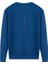 Erkek S-Shirt O Yaka Mavi Erkek Sweatshirt 2