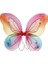 Bebek ve Parti Kelebek Kanat, Asa Taç 3'lü Set - Rainbow 4