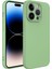 Apple iPhone 14 Pro Max Kılıf Mrsa Kamera Korumalı Mara Laaakan Kapak-Açık Yeşil 1