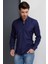G958 Dewberry Erkek Gömlek-Bordo-Lacivert 4