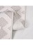 Hacinas Geometrik Krem Polyester Kaydırmaz Tabanlı Makine Halısı 3
