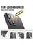 iPhone 13 Için Kamera Koruyucu Iphone Alüminyum Alaşım Çerçeveli Tempered Glass iPhone Kamera Lens Koruyucu (Siyah) 2
