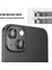 iPhone 13 Için Kamera Koruyucu Iphone Alüminyum Alaşım Çerçeveli Tempered Glass iPhone Kamera Lens Koruyucu (Siyah) 3