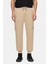 Daley Koyu Bej Kargo Cepli Gofre Baskı Standard Fit Erkek Eşofman Alt 2