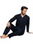 Marco Leone Kışlık Interlok Kumaş Önden Düğmeli Erkek Pijama Takımı M–2xl 1