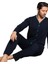 Marco Leone Kışlık Interlok Kumaş Önden Düğmeli Erkek Pijama Takımı M–2xl 3