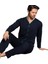 Marco Leone Kışlık Interlok Kumaş Önden Düğmeli Erkek Pijama Takımı M–2xl 4