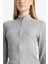Dik Yaka Fermuarlı Sweatshirt F0999AX25WN 5
