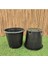 Üretim Saksısı 50 Adet 2,7 Lt 16X16 cm Plastik Saksı Siyah Üretim Saksı Bitki Üretim Saksısı 2