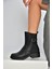 V674121309 Siyah Alçak Topuklu Içi Tüylü Kadın Bot 1