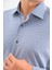 Slimfit Lacivert Desenli Erkek Gömlek Likralı Dar Kesim Yapısıyla AS0710704-07 2