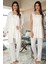 Dantel Detaylı Askılı Pijama Sabahlık Takımı 1