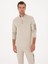 Erkek Bej Regular Fit Yarım Fermuarlı Sweatshirt 50309768-VR011 1