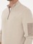 Erkek Bej Regular Fit Yarım Fermuarlı Sweatshirt 50309768-VR011 7