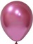 15'li 12 Inç Krom Balon Seti Pembe - Metalik Parlak Parti ve Dekor Balonları 2