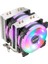 Frost Rainbow Fanlı Intel Amd Uyumlu Bakır Borulu Cpu Soğutucu Işlemci Fanı (Cold Frost 602) 2