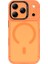 iPhone 17 Pro Uyumlu Kılıf M-Safe Şarj Özellikli Benks C-Magnet Lucid Armor Kapak Turuncu 1