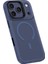 iPhone 17 Pro Max Uyumlu Kılıf M-Safe Şarj Özellikli Benks C-Magnet Lucid Armor Kapak Mavi 3