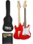 CEG-36RD 8-12 Yaş Çocuklar Için Amfili Full 3/4 36 Inç Elektro Gitar Seti Kırmızı 2