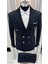 Erkek Kruvaze Slim Fit Takım Elbise 1