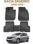 Dacia Sandero 2008-2020 Uyumlu 3D Oto Paspas Premium 4